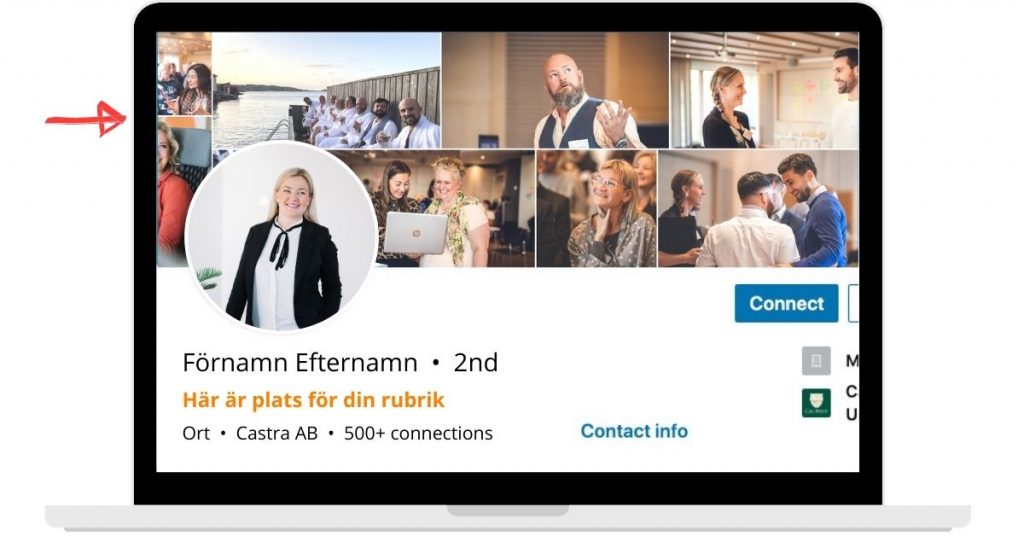 Välj en bra LinkedIn-banner